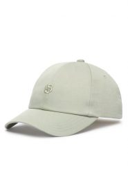 BOSS Czapka z daszkiem Ari B Icon 50567665 Zielony ciemny. Zielone czapki damskie Boss, bez wzorów, z bawełny. Za 169.99 zł.