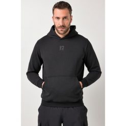 Męska Bluza z kapturem fitness sweter kaptur nadruk na plecach. Czarne swetry męskie JAY-PI, m, bez wzorów, z bawełny, casualowe, bez kołnierzyka, bez ramiączek. Za 349.99 zł.