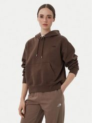 The North Face Bluza Tnf Essential Simple Dome Boxy Os NF0A8HBX Brązowy Regular Fit. Brązowe bluzy damskie The North Face, m, bez wzorów, z bawełny, bez ramiączek, bez kaptura. Za 349.99 zł.