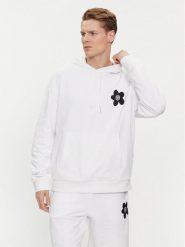 Hugo Bluza Nolumbine 50515648 Biały Relaxed Fit. Białe bluzy męskie Hugo, m, bez wzorów, z bawełny, bez ramiączek, bez kaptura. Za 709.99 zł.