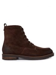 Tommy Hilfiger Trzewiki Cleated W Moc FM0FM05599 Brązowy. Brązowe botki męskie Tommy Hilfiger, bez wzorów, ze skóry, bez obcasa, bez zapięcia. Za 599.99 zł.
