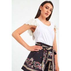 Top damski TWINSET. Topy damskie Twinset Milano, m, bez wzorów, bez kołnierzyka, bez ramiączek. W wyprzedaży za 327.20 zł.