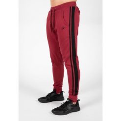 Spodnie fitness męskie Gorilla Wear Banks Pants. Czarne spodnie sportowe męskie GORILLA WEAR, l, bez wzorów, z dresówki, na fitness i siłownię. Za 265.50 zł.