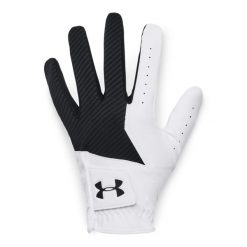 Rękawiczki golfowe Under Armour Medal. Czarne rękawiczki męskie Under Armour, bez wzorów, z syntetyku. Za 124.50 zł.