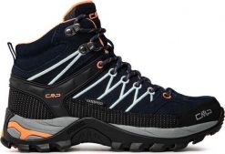Buty trekkingowe damskie CMP Rigel Mid granatowe r. 36. Obuwie trekkingowe damskie CMP, bez zapięcia. Za 377.99 zł.