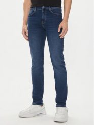 Karl Lagerfeld Jeans Jeansy 245D1102 Granatowy Skinny Fit. Niebieskie jeansy męskie Karl Lagerfeld Jeans, z bawełny. Za 299.99 zł.