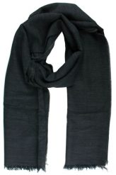 Lekki Szalik Wiosenno-Jesienny - Teer - Granatowy Melanż. Niebieskie szaliki męskie Teer, bez wzorów, z materiału. Za 45.00 zł.