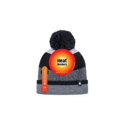 Damska czapka zimowa z uchwytami termicznymi Alps czarna. Czarne czapki damskie HEAT HOLDERS, na zimę, bez wzorów, z materiału, eleganckie. Za 162.99 zł.
