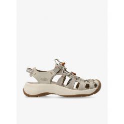Sandały trekkingowe damskie Keen Astoria West Sandal. Brązowe sandały damskie Keen, bez wzorów, bez obcasa, bez zapięcia. Za 499.00 zł.