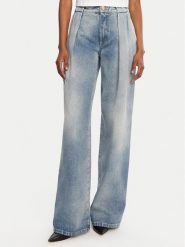 Balmain Jeansy DF0ML095DF17 Niebieski Loose Fit. Niebieskie jeansy damskie Balmain, bez wzorów, z bawełny. Za 4,699.00 zł.
