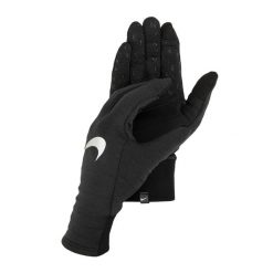Rękawiczki do biegania męskie Nike Sphere 4.0 RG. Czarne rękawiczki męskie Nike, bez wzorów. Za 189.99 zł.