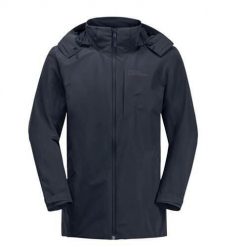 Kurtka w góry męska Jack Wolfskin 11163711010. Niebieskie kurtki męskie Jack Wolfskin, m, bez wzorów, z syntetyku, klasyczne, z kapturem. Za 739.99 zł.