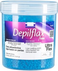 Depilflax 100 elastyczny wosk do depilacji o niskiej temperaturze topnienia perłowy niebieski 600g. Depilatory activeshop. Za 57.38 zł.