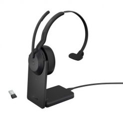 Jabra 25599-899-989 słuchawki/zestaw słuchawkowy Przewodowy i Bezprzewodowy Opaska na głowę Biuro/centrum telefoniczne Bluetooth Podstawka do ładowani. Słuchawki bezprzewodowe JABRA. Za 890.99 zł.
