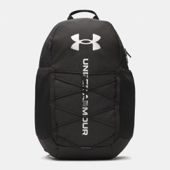 Plecak miejski Under Armour Hustle Sport 6.0 Backpack. Czarne plecaki damskie Under Armour, bez wzorów, sportowe. Za 152.19 zł.