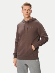 Under Armour Bluza Ua Essential 1373880 Brązowy ciemny Loose Fit. Brązowe bluzy męskie Under Armour, m, bez wzorów, z bawełny, bez ramiączek, bez kaptura. Za 279.99 zł.