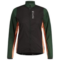 Kurtka rowerowa damska Maloja SeisM. Czarne kurtki sportowe damskie Maloja, s, bez wzorów, z materiału, bez ramiączek, bez kaptura, rowerowe. Za 346.00 zł.