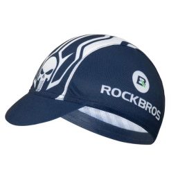 Czapka rowerowa Rockbros MZ10019 z daszkiem - niebieska. Niebieskie czapki damskie ROCKBROS, bez wzorów, z materiału, eleganckie. Za 74.00 zł.