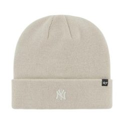 Czapka New York Yankees beżowa B-CFDCN17ACE-BN. Brązowe czapki damskie Adidas, bez wzorów, z syntetyku, sportowe. Za 85.00 zł.
