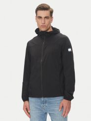 Tommy Jeans Kurtka przejściowa DM0DM21669 Czarny Regular Fit. Czarne kurtki męskie Tommy Jeans, m, bez wzorów, z jeansu, bez kaptura. Za 309.99 zł.