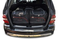 Torby Do Bagażnika Mercedes-Benz M 2005-2011 5Szt Kjust. Czarne torby podróżne damskie KJUST, bez wzorów, z kauczuku. Za 1,542.00 zł.
