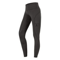 Damskie legginsy jeździeckie z pełną przyczepnością ELT Hanna. Szare legginsy damskie ELT, bez wzorów, z elastanu. Za 279.00 zł.