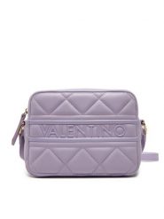 Valentino Torebka Ada VBS51O06 Fioletowy. Fioletowe listonoszki damskie Valentino, bez wzorów, ze skóry, bez dodatków. Za 349.99 zł.