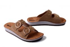 INBLU CP-54 026 piaskowy, klapki damskie. Klapki damskie Inblu, na lato, bez wzorów, bez obcasa, bez zapięcia. Za 95.99 zł.