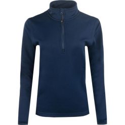 Damska Bluza 1/4 Zamek - Komfort i Styl. Niebieskie bluzy damskie NEW LAYER, bez wzorów, z poliesteru, bez ramiączek, bez kaptura. Za 141.99 zł.