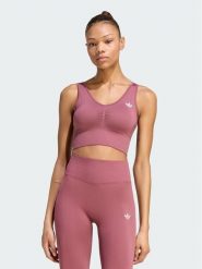 Adidas Biustonosz sportowy Essentials Seamless Bralette KU9730 Różowy. Czerwone bielizna sportowa damska Adidas, s, bez wzorów, z syntetyku. Za 103.99 zł.