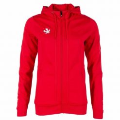 Damska bluza dresowa zapinana na zamek z kapturem Reece Australia Cleve TTS. Czerwone bluzy damskie REECE, m, bez wzorów, z dresówki, sportowe, bez ramiączek, z kapturem. Za 280.50 zł.