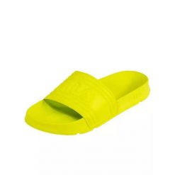 Klapki basenowe damskie Fila Morro Bay na basen. Niebieskie klapki damskie Fila, bez wzorów, sportowe, bez obcasa, bez zapięcia. W wyprzedaży za 57.00 zł.
