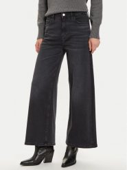 Guess Jeansy W4BA82 D5HD1 Czarny Wide Leg. Czarne jeansy damskie Guess, z aplikacjami, z bawełny. Za 429.99 zł.