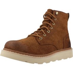 Buty SOREL SLABTOWN 62 SIX WP Brązowy. Brązowe buty zimowe męskie Sorel, bez wzorów, ze skóry, bez obcasa, bez zapięcia. Za 637.99 zł.