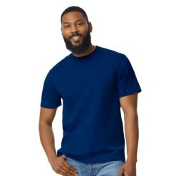Koszulka Unisex Dla Dorosłych Softstyle Midweight. Niebieskie bluzki damskie GILDAN, xl, bez wzorów, sportowe, bez kołnierzyka, bez ramiączek. Za 37.99 zł.