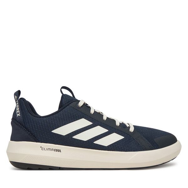 Trekkingi adidas. Niebieskie buty zimowe męskie Adidas, bez zapięcia. Za 309.99 zł.