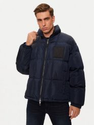 Armani Exchange Kurtka puchowa 6DZB21 ZN4XZ 1510 Granatowy Regular Fit. Niebieskie kurtki męskie Armani Exchange, m, bez wzorów, z puchu, bez kaptura. Za 1,749.00 zł.