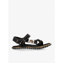 Sandały Gumbies Tracker Sandals. Czarne buty zimowe męskie Gumbies, bez wzorów, bez obcasa, bez zapięcia. Za 135.99 zł.