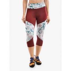 Legginsy wspinaczkowe damskie Ocun Rhea 3/4 Leggings. Czerwone legginsy damskie Ocun, bez wzorów. Za 150.99 zł.