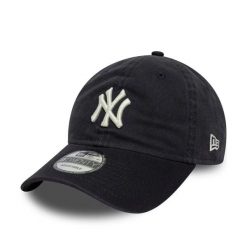 Czapka baseballowa damska New York Yankees New Era 9Twenty Washed Script. Niebieskie czapki damskie New Era, bez wzorów. Za 214.00 zł.