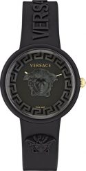 Zegarek Versace Zegarek damski Versace VE6G00223 czarny. Czarne zegarki damskie Versace. Za 1,086.71 zł.