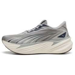 Buty sportowe Puma Maxima Pro. Szare buty sportowe męskie Puma, bez wzorów, bez zapięcia, na fitness i siłownię. Za 590.00 zł.