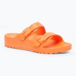 Klapki damskie Scholl Bahia Med. Brązowe klapki damskie Scholl, bez wzorów, sportowe, bez obcasa, bez zapięcia. Za 139.99 zł.