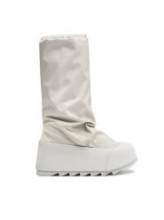 United Nude Botki Polar Boot II 1077904125 Biały. Białe botki damskie United Nude, bez wzorów, z materiału, bez obcasa, na koturnie, bez zapięcia. Za 2,609.00 zł.
