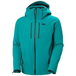 Kurtka narciarska Helly Hansen Steilhang 2.0. Zielone kurtki sportowe męskie Helly Hansen, l, bez wzorów, z elastanu, bez kaptura, narciarskie, primaloft. Za 2,431.00 zł.