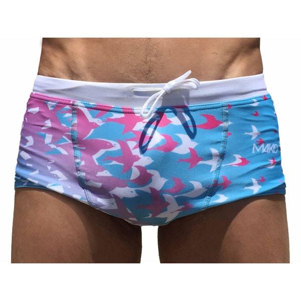 Kąpielówki Mako Summer. Niebieskie kąpielówki męskie MAKO, m, bez wzorów. Za 196.50 zł.