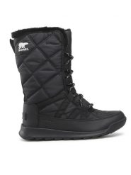 Sorel Śniegowce Whitney™ II Tall Lace Wp NL3823-010 Czarny. Czarne śniegowce damskie Sorel, z materiału, bez zapięcia. Za 617.99 zł.