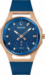 Zegarek damski Bulova 97P174 niebieski. Niebieskie zegarki damskie Bulova. Za 6,044.04 zł.