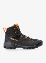 Buty trekkingowe męskie Mammut Sapuen High GTX. Szare trekkingi męskie Mammut, z gore-texu, bez zapięcia. Za 823.70 zł.