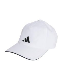 Czapka AEROREADY B-ball. Białe czapki damskie Adidas, bez wzorów, z materiału. Za 89.95 zł.